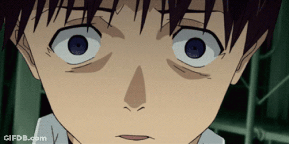 Shinji Dizzy Face GIF