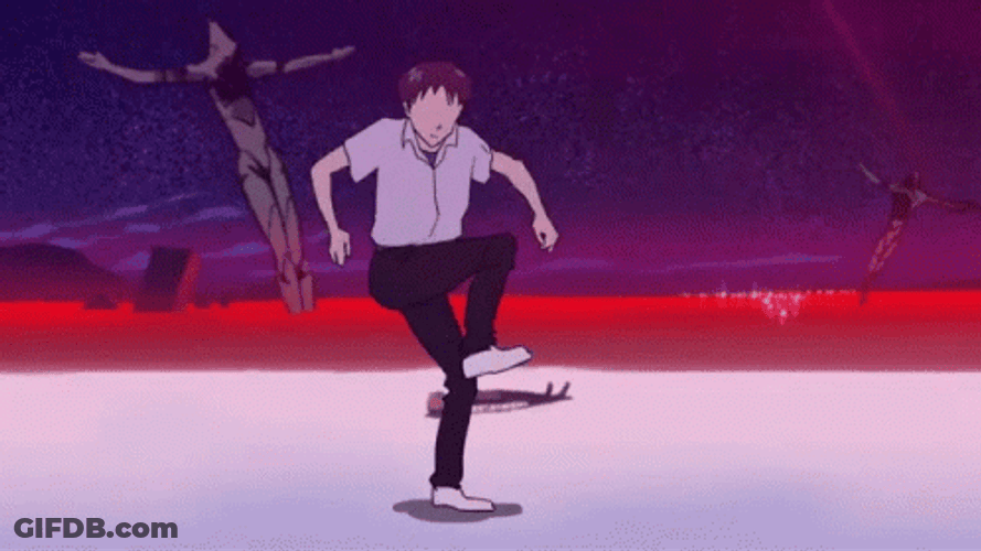 Shinji Field Dancing GIF