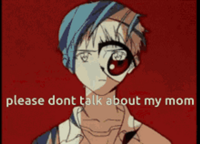 Shinji Ikari Evangelion Please Don't Talk About My Mom GIF