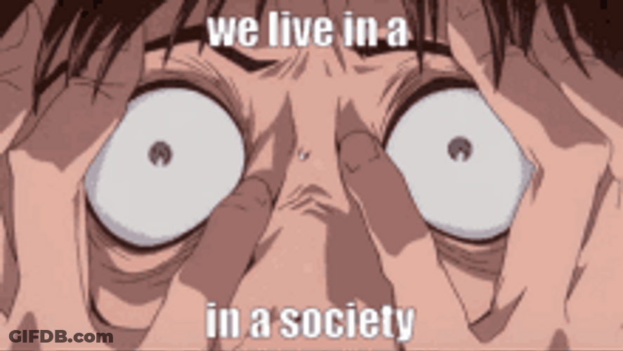 Shinji Ikari Evangelion We Live In A Society GIF