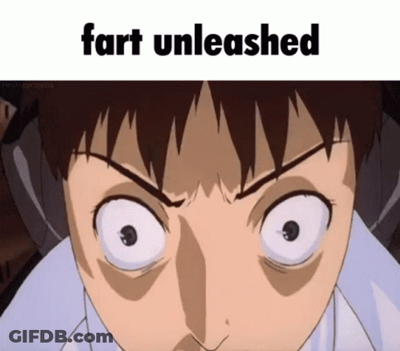 Shinji Riding Shocked GIF