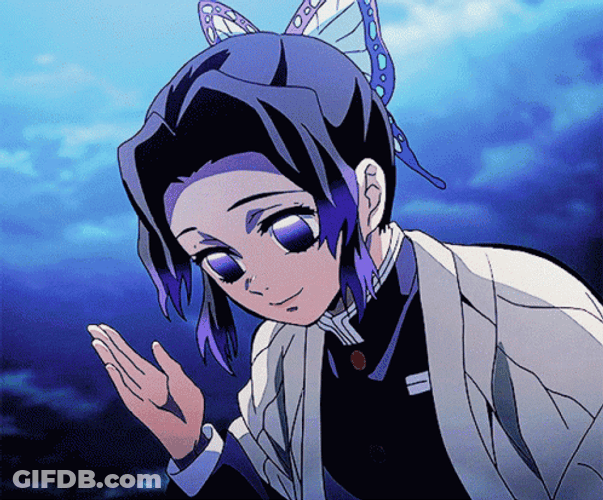 Shinobu Kocho Anime Greetings GIF