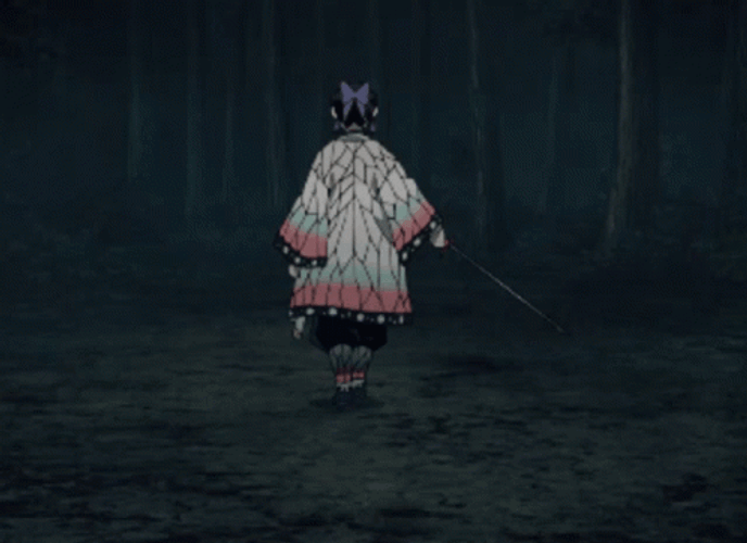 Shinobu Kocho Anime Sword Exhibition GIF