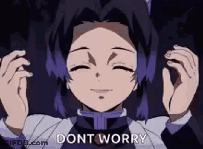 Shinobu Kocho Dont Worry GIF