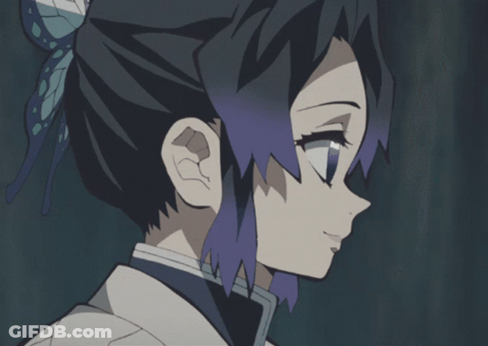 Shinobu Kocho Finger Pointing Up GIF