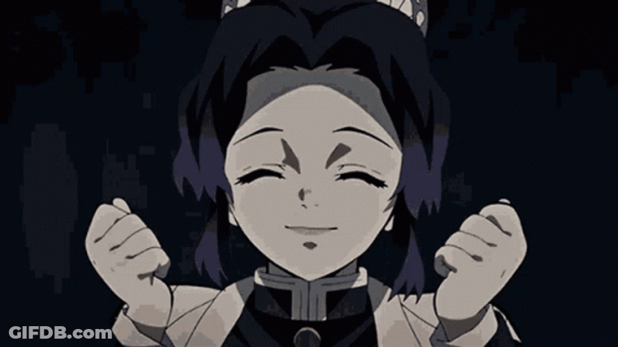 Shinobu Kocho Happy Giggling GIF