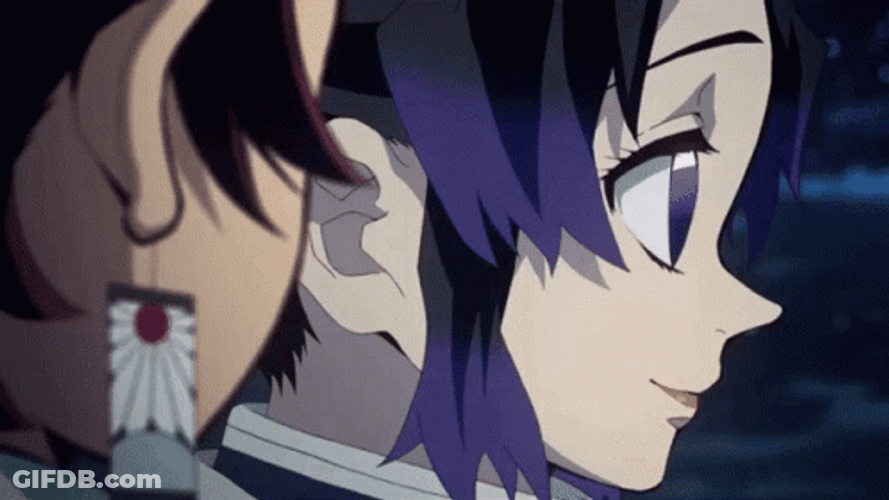 Shinobu Kocho Turning Her Head GIF