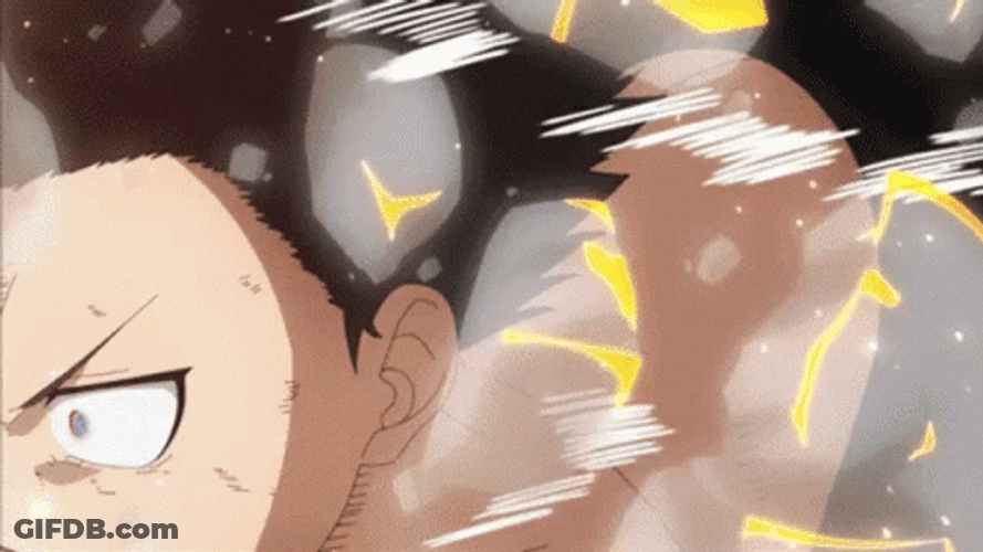 Shinra Kusakabe Brutal Clash Fire Force GIF