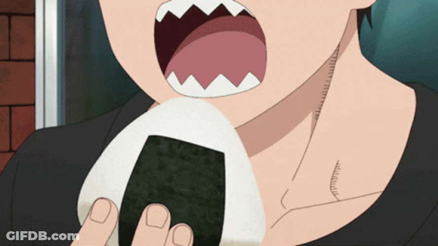 Shinra Kusakabe Eating Fire Force Series GIF