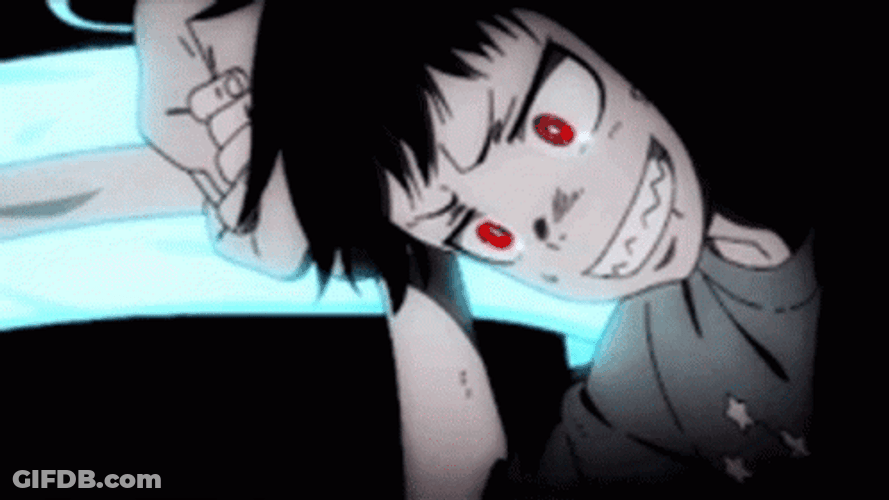 Shinra Kusakabe Wicked Grin GIF
