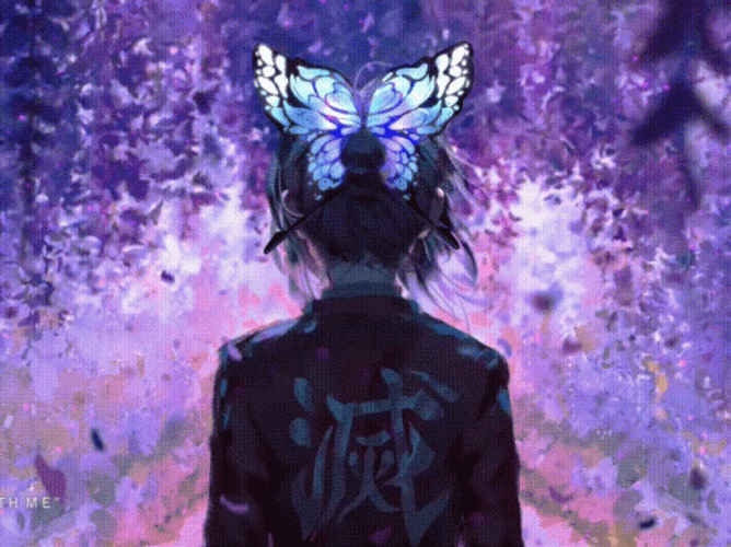 Shinubo Brilliant Butterfly Anime GIF