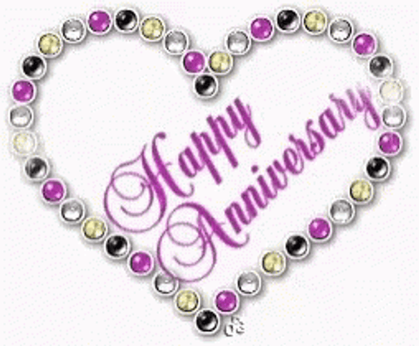 Shiny Beads Happy Anniversary Meme GIF