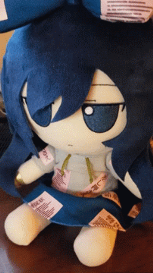 Shion Yorigami Fumo Nodding Skibidi Bop GIF