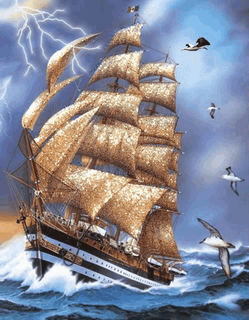 Ship Storm GIF