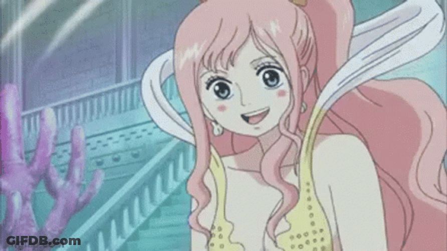 Shirahoshi Corazon One Piece GIF