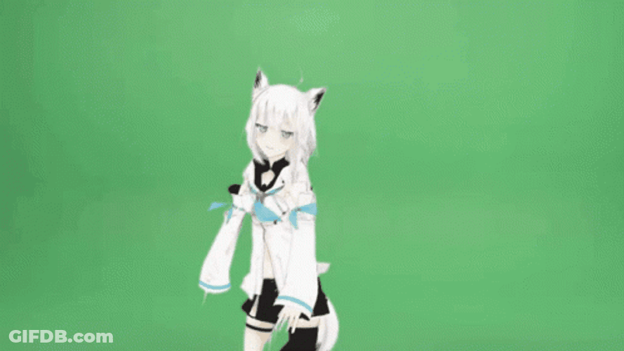 Shirakami Fubuki Just Do It Meme GIF
