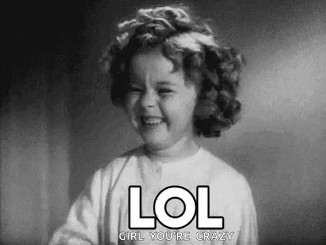 Shirley Temple Lol GIF