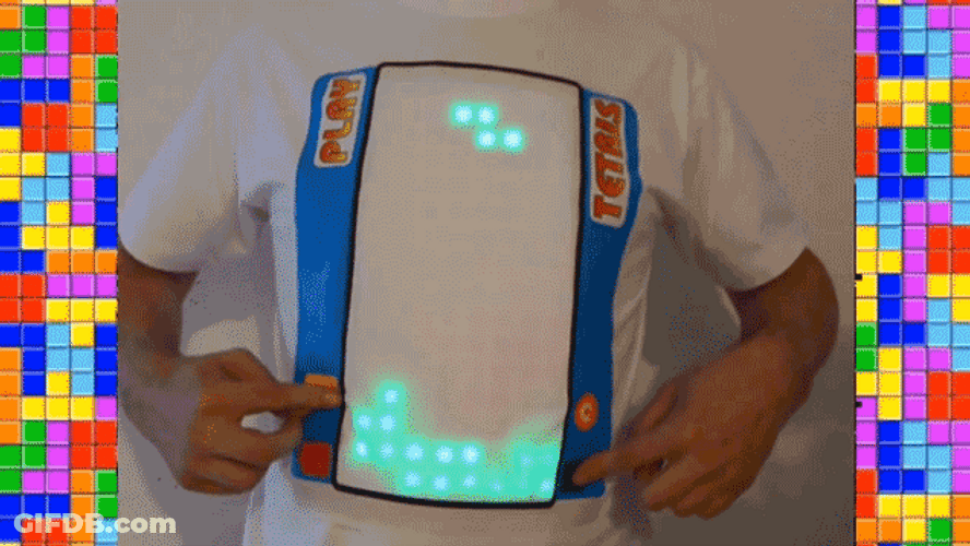 Shirt Tetris Game GIF