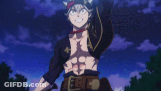 Shirtless Anime Character With Crown GIF