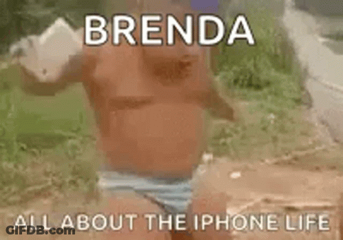Shirtless Baby On Rock Brenda All About The IPhone Life GIF