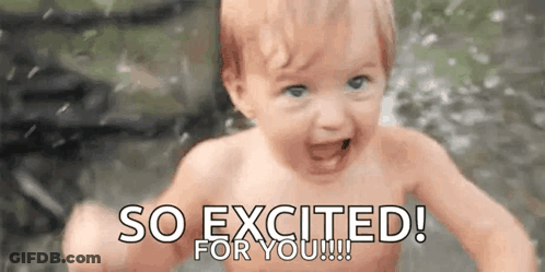 Shirtless Baby Smiling In Water GIF