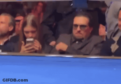Shirtless Boxer Standing In Boxing Ring GIF
