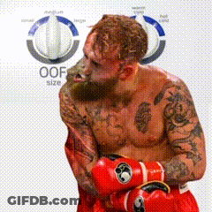 Shirtless Boxer With Red Gloves GIF
