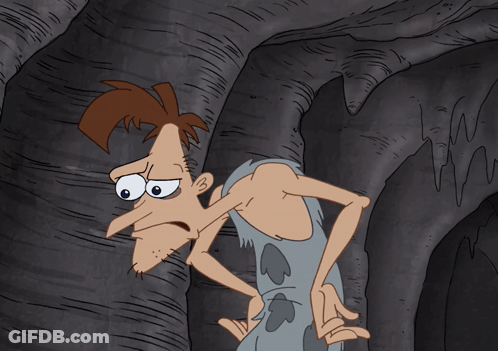 Shirtless Cartoon Character Pointing GIF