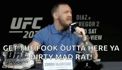 Shirtless Fighter With Tattoo GIF
