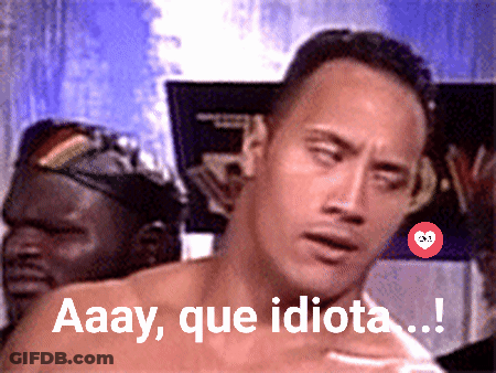 Shirtless Man Aaay Que Idiota GIF