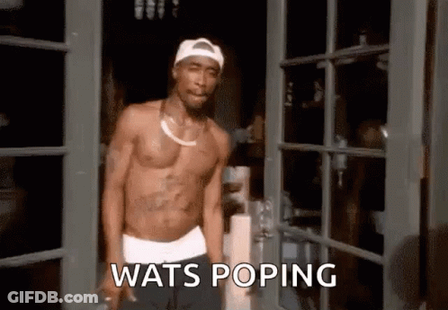 Shirtless Man At Wats Popping Door GIF