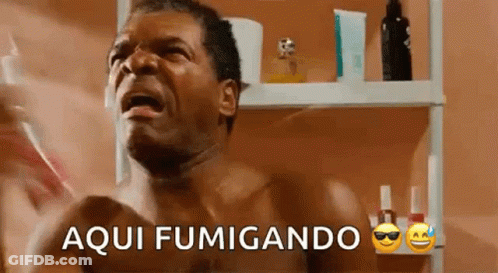 Shirtless Man Brushing Teeth In Sunglasses GIF