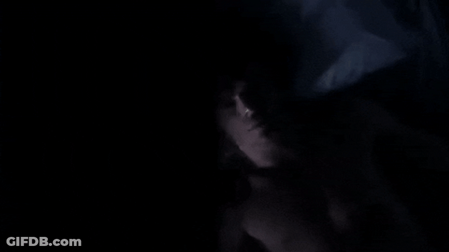 Shirtless Man Cant Sleep Lay Awake GIF