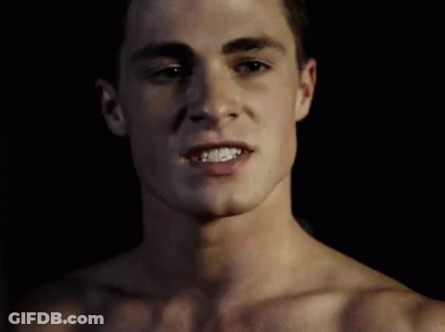 Shirtless Man Close Up GIF