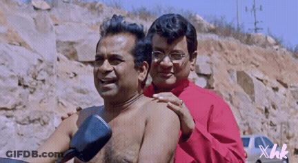 Shirtless Man Comforted By Shirtless Man With Glasses GIF