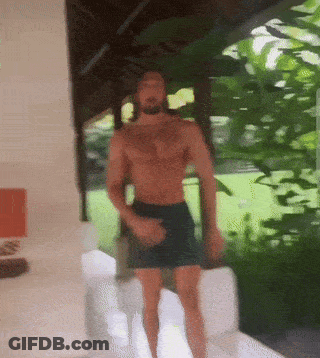 Shirtless Man Dancing GIF