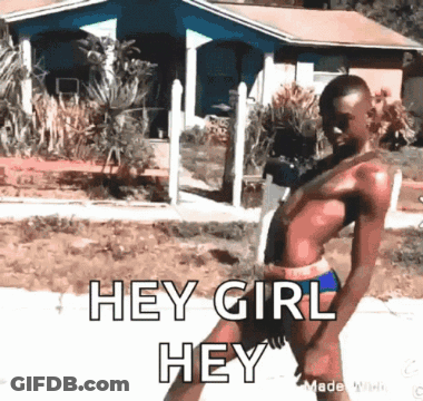 Shirtless Man Dancing Hey Girl Hey GIF