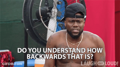 Shirtless Man Do You Understand How Backwards That Is GIF