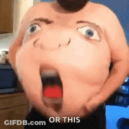 Shirtless Man Funny Face Open Mouth Or This GIF