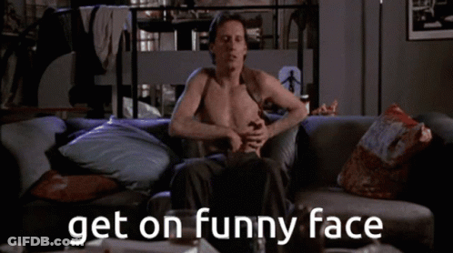 Shirtless Man Get On Funny Face GIF