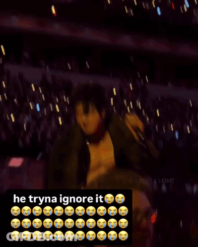Shirtless Man He Tryna Ignore It GIF