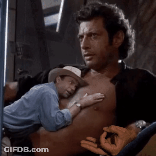 Shirtless Man Held By Man In Cowboy Hat GIF