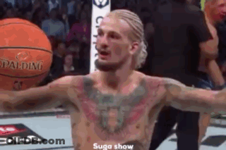 Shirtless Man Holding Basketball GIF