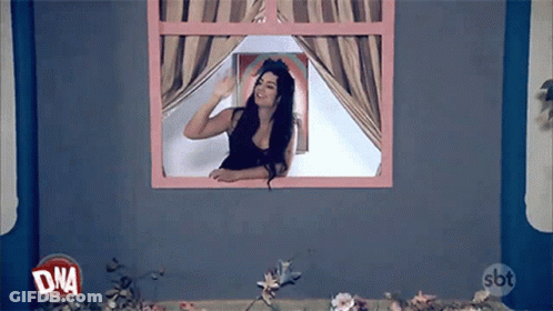 Shirtless Man Holding Box Saying Happy Bed GIF