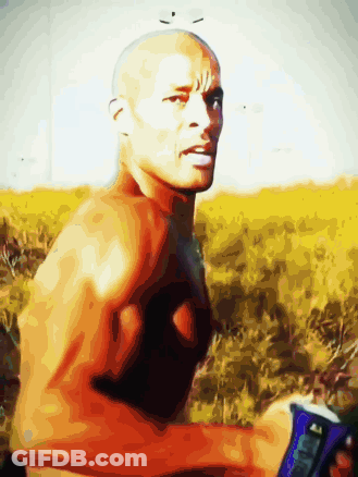 Shirtless Man Holding Gatorade GIF