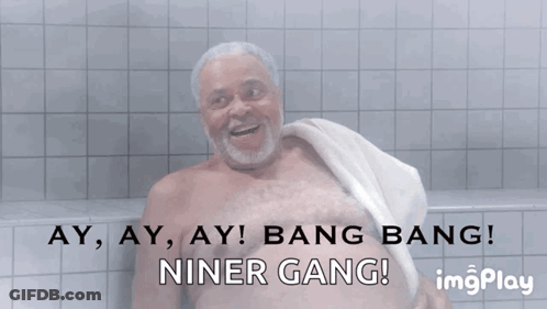 Shirtless Man In Bathtub Ay Ay Ay Bang Bang GIF
