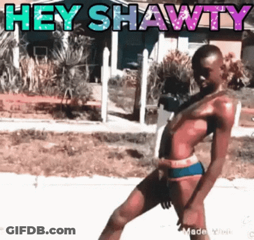 Shirtless Man In Bikini Standing GIF