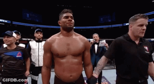 Shirtless Man In Boxing Ring GIF