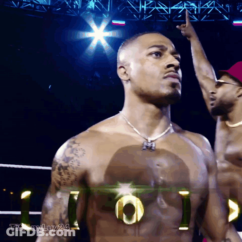 Shirtless Man In Boxing Ring Tiffanyluv24 GIF