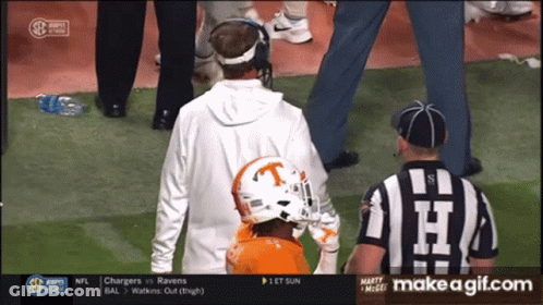Shirtless Man In Cowboy Hat And Fur Coat Next To Another Man GIF